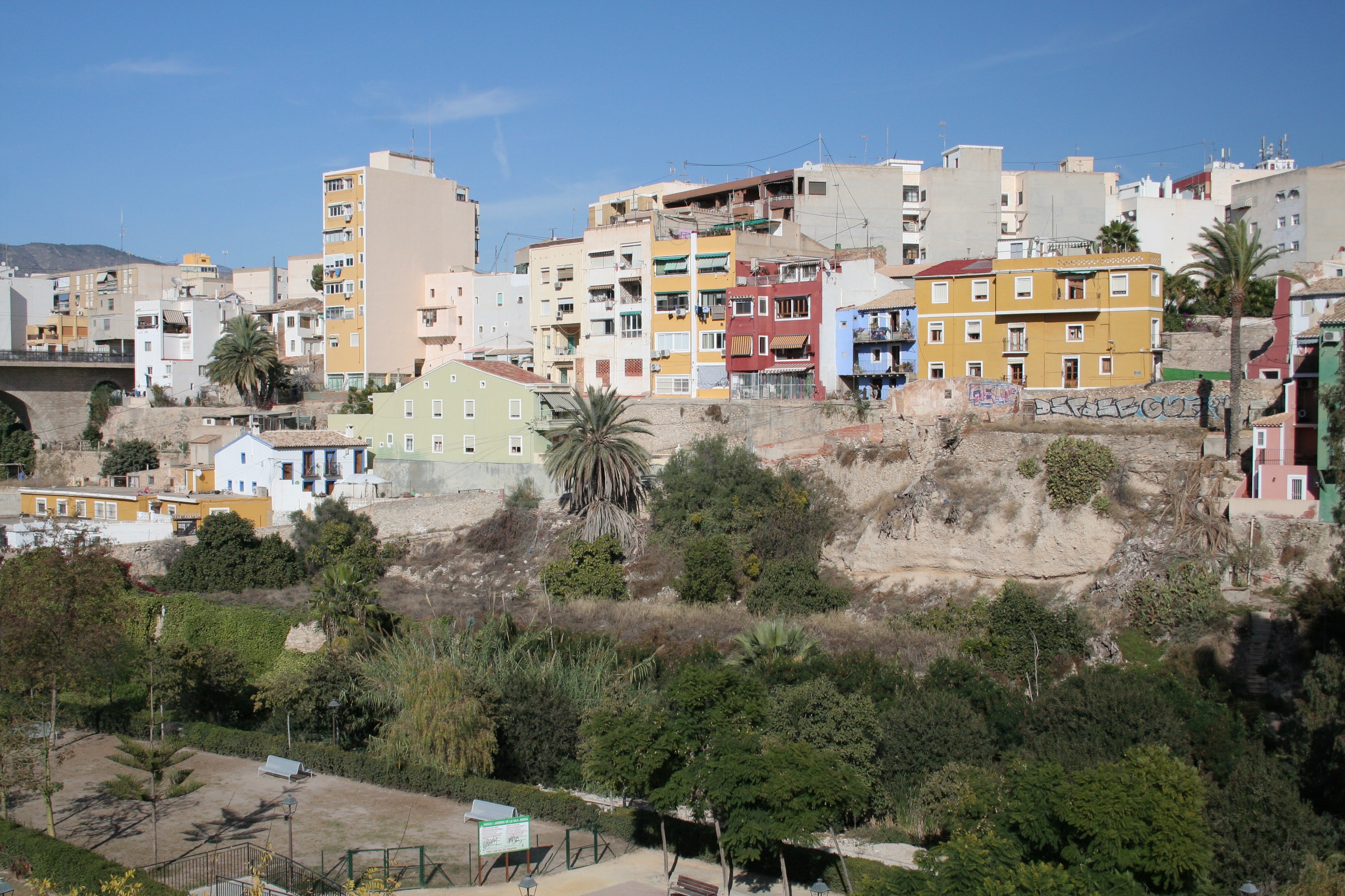 villajoyosa old town tram station la vila