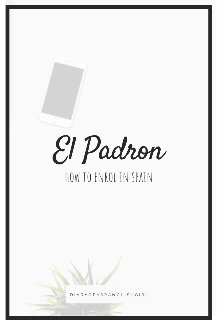 sign on el padron in spain