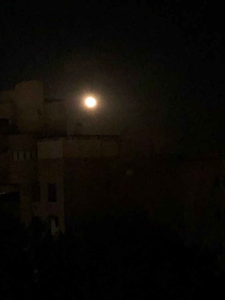 Benidorm super Luna  moon April 2020