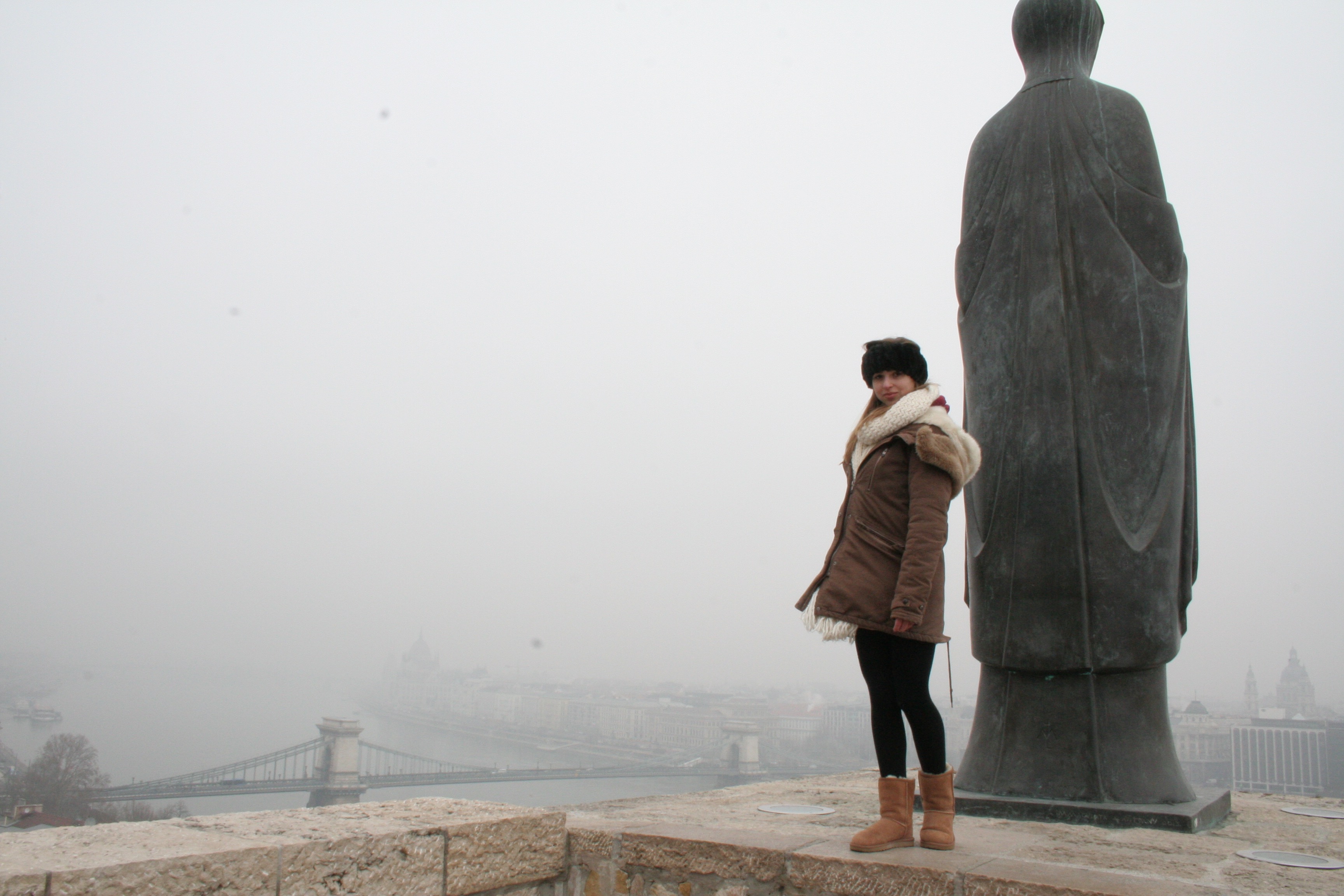budapest travel guide buda castle view of the danube and chain bridge girl looking at danube