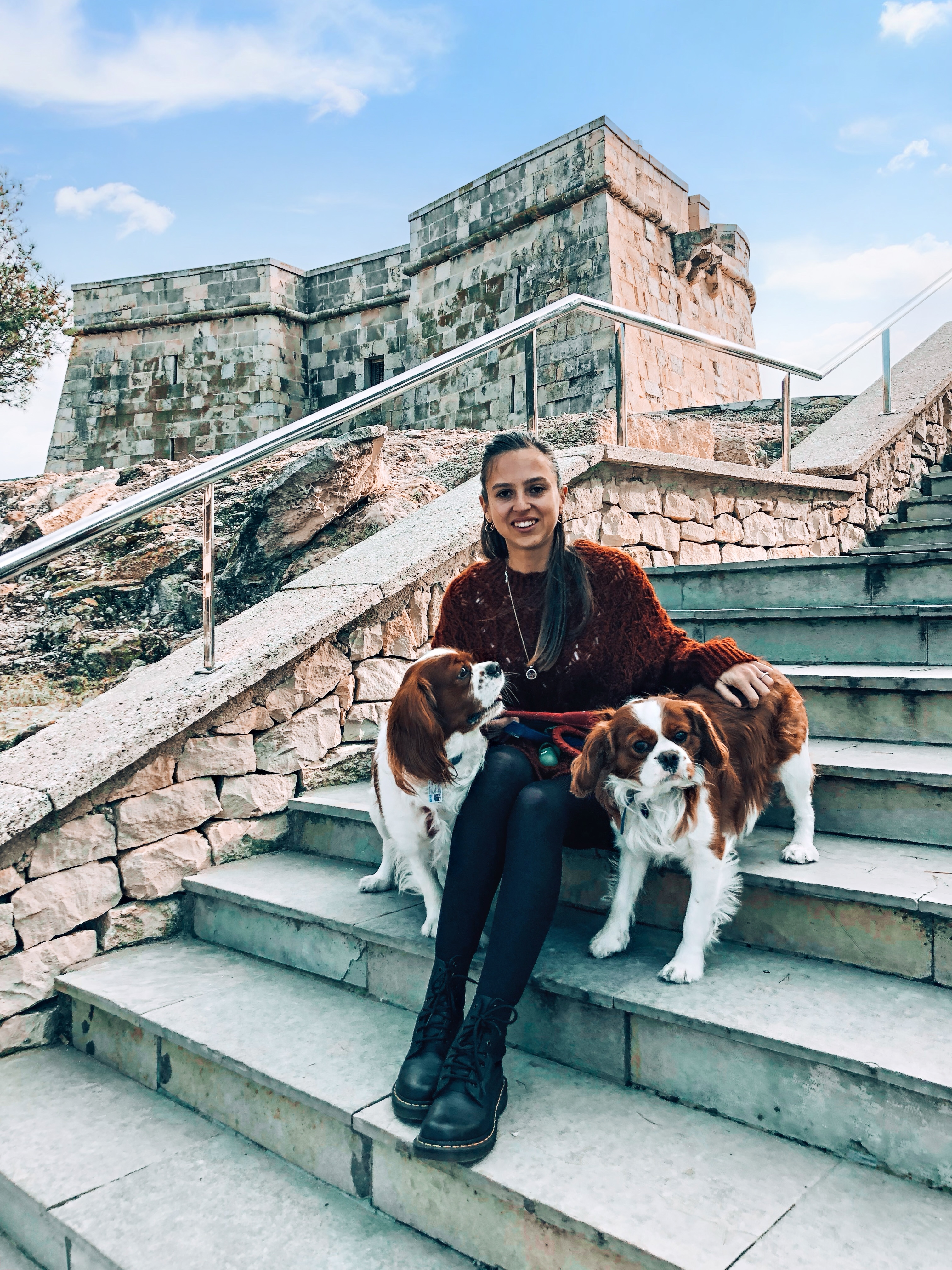 Two cavaliers and diary of a Spanglish girl Spain blogger at Moraira castle travel guide 