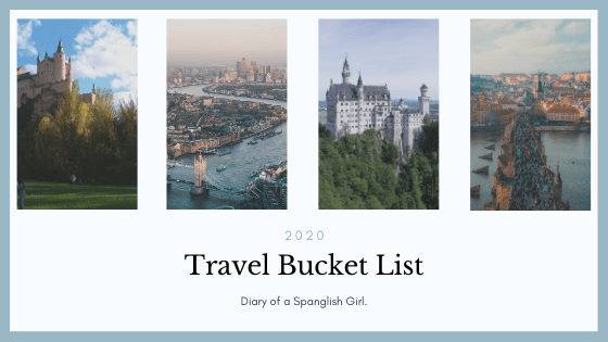 My Travel Bucket List&nbsp;2020