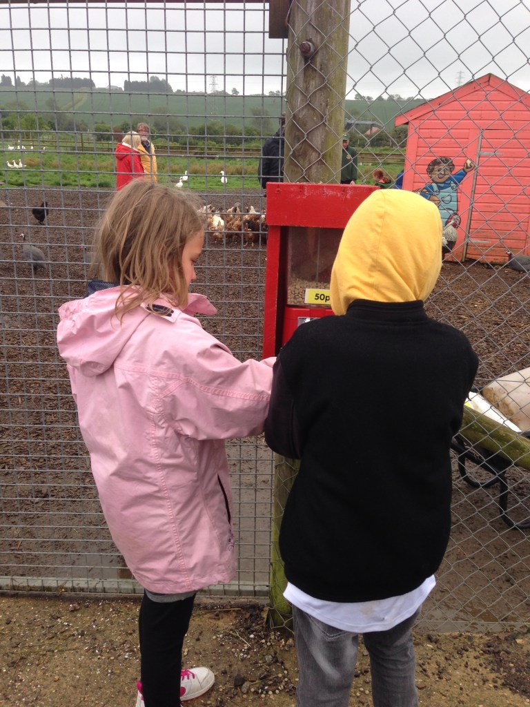 Two kids at twinlakes 