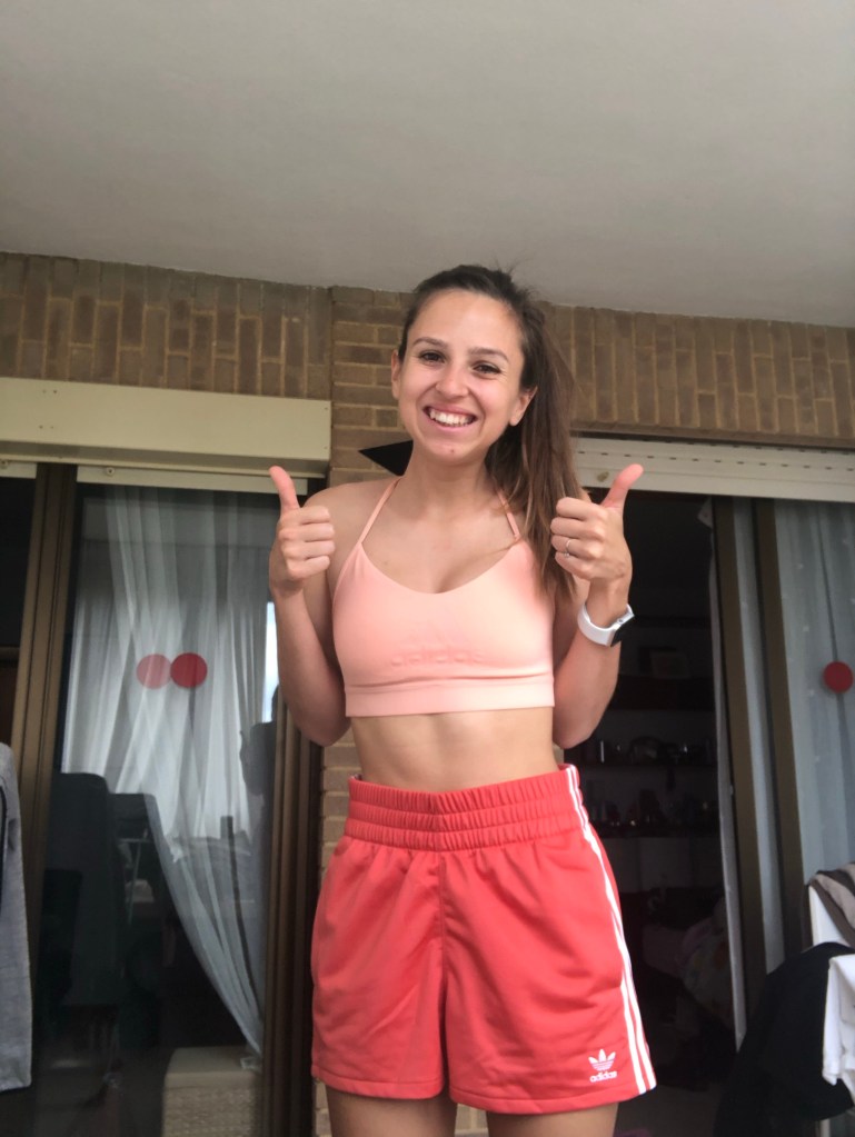 Yoga during Spain lockdown 