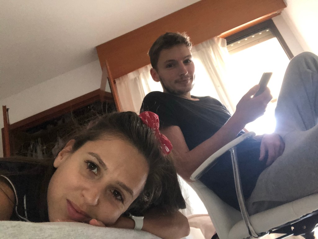 Both waiting for phone to back up 