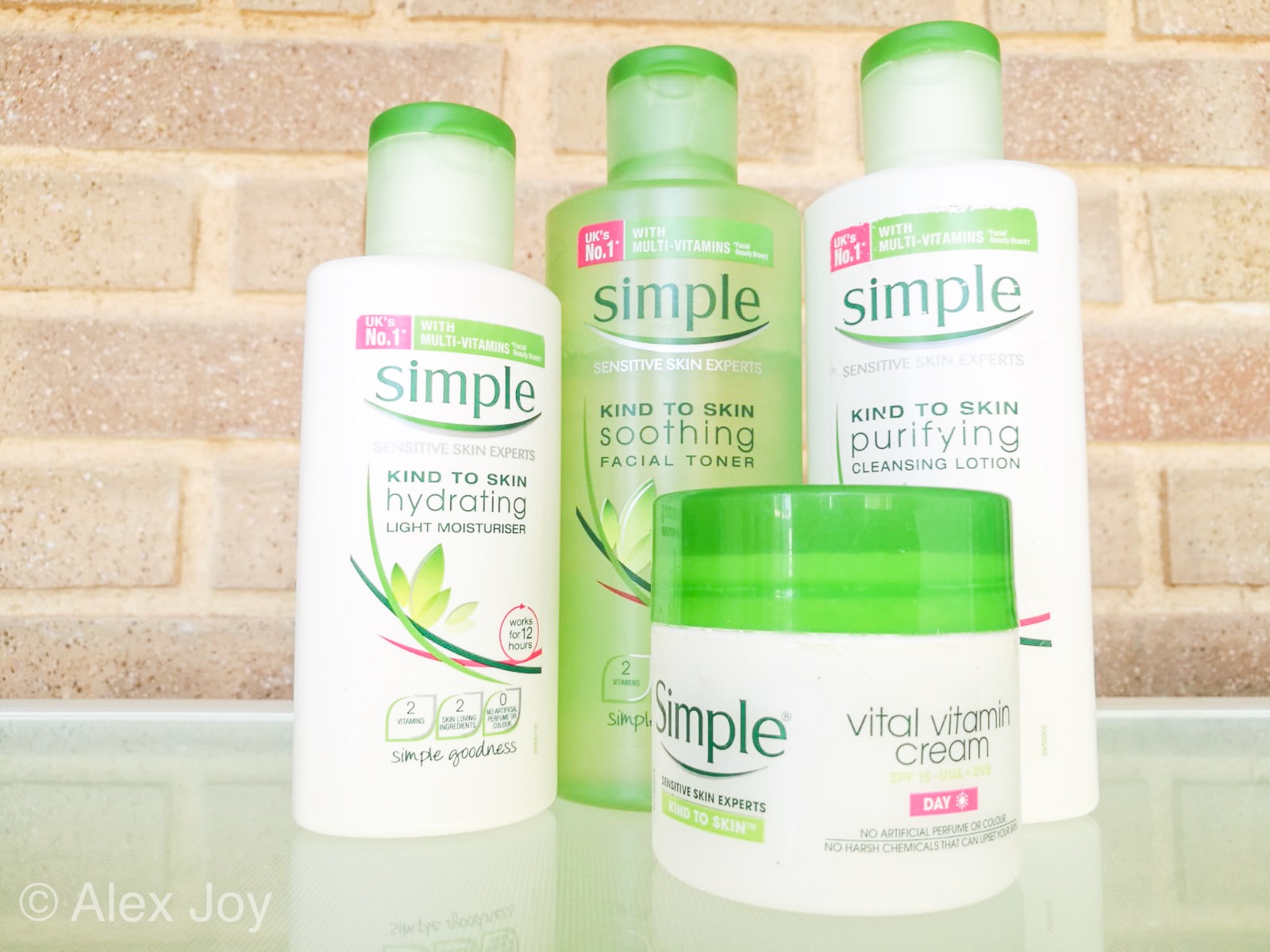 simple skincare cleanser toner moisturiser and day cream autumn beauty essentials