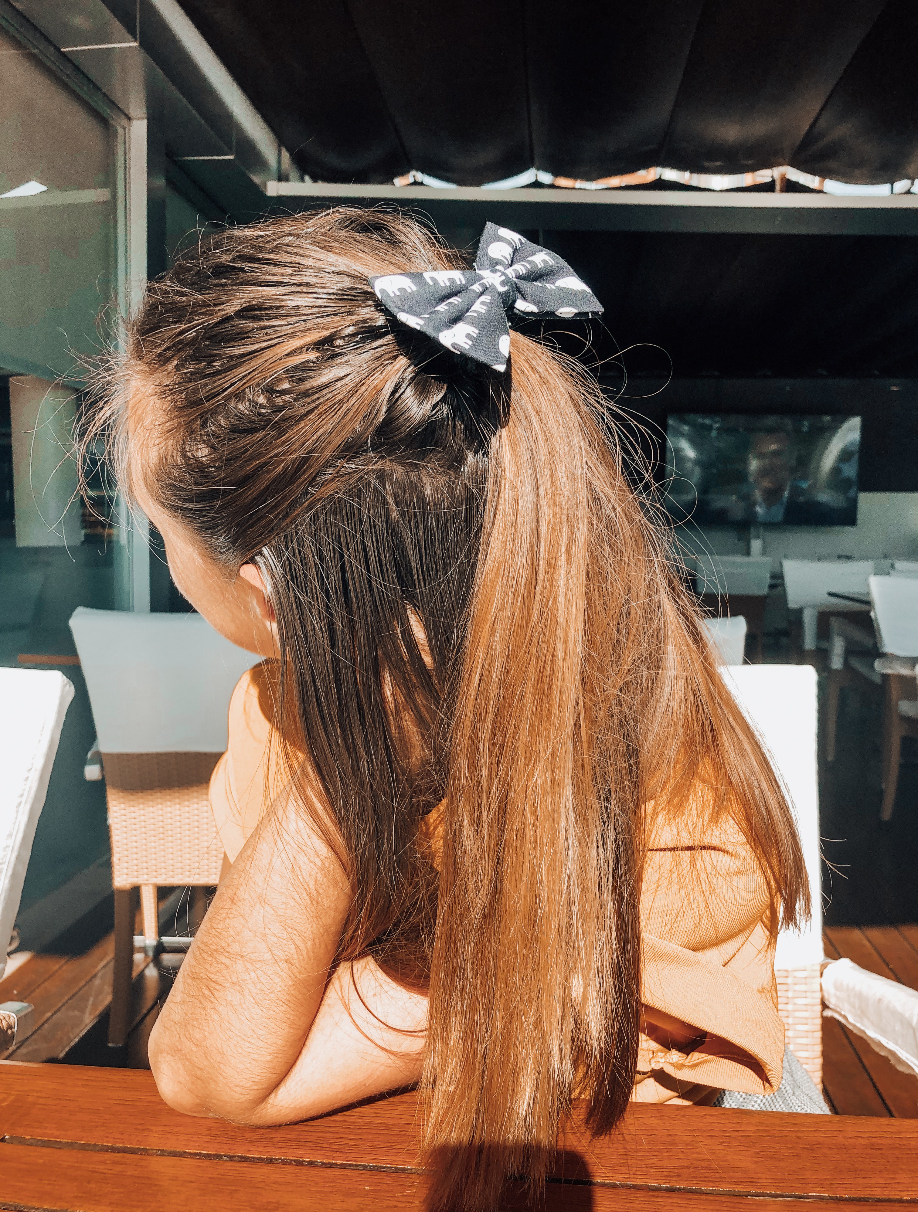 elephant bows hair accessories