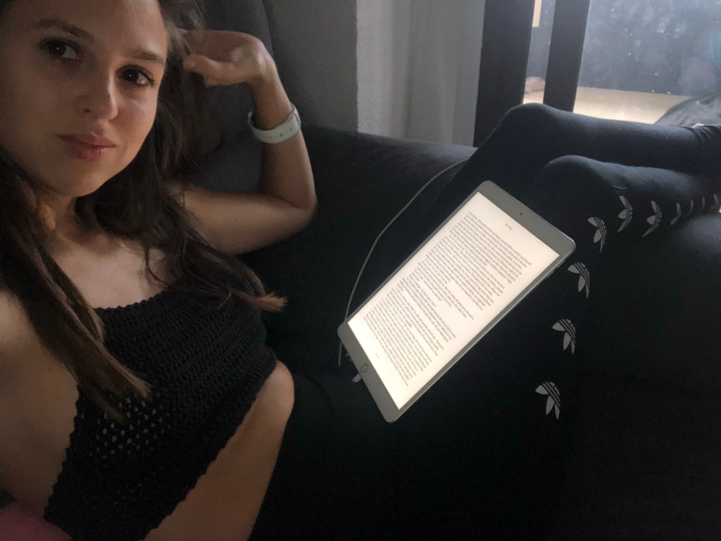 Reading my book the mixtape in lockdown 