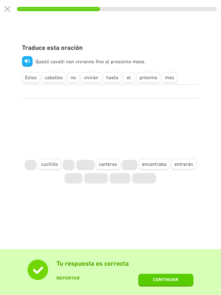 Learning Italian from Spanish 