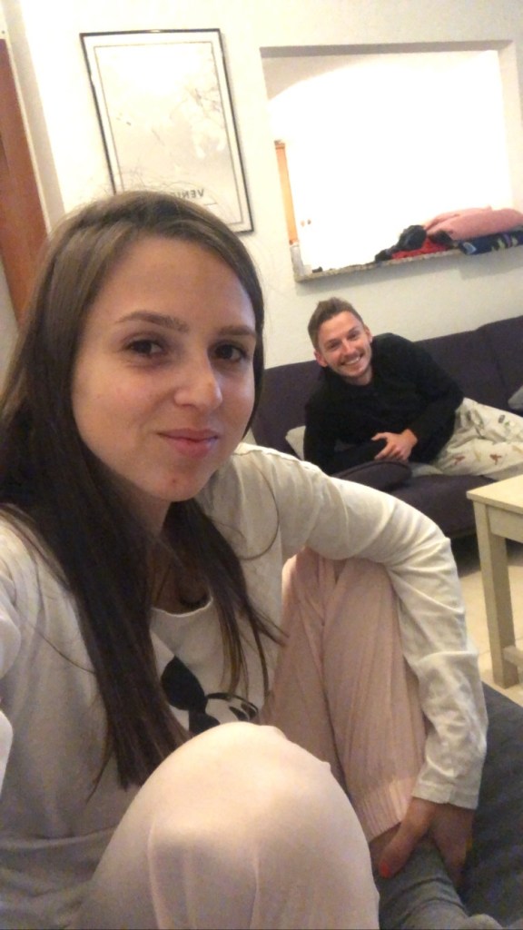 Sitting at home during lockdown 