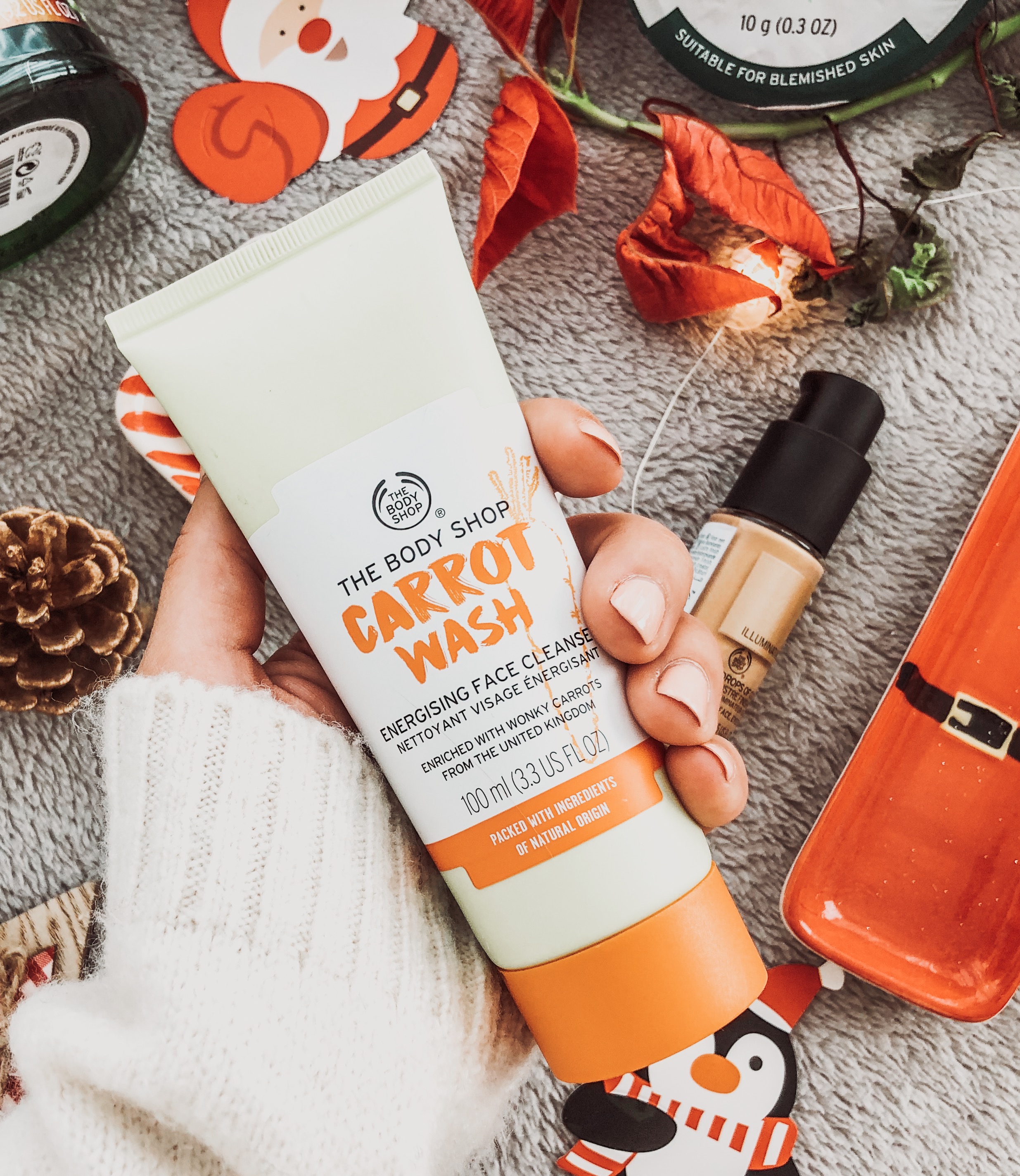 the body shop carrot wash