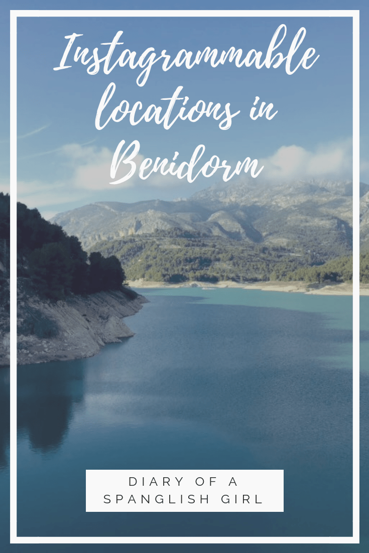 instagrammable locations in benidorm guadalest lake