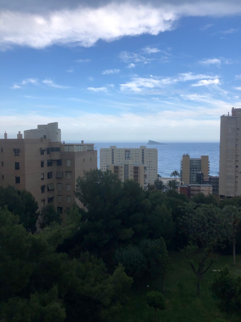 The storm is coming benidorm beach 
