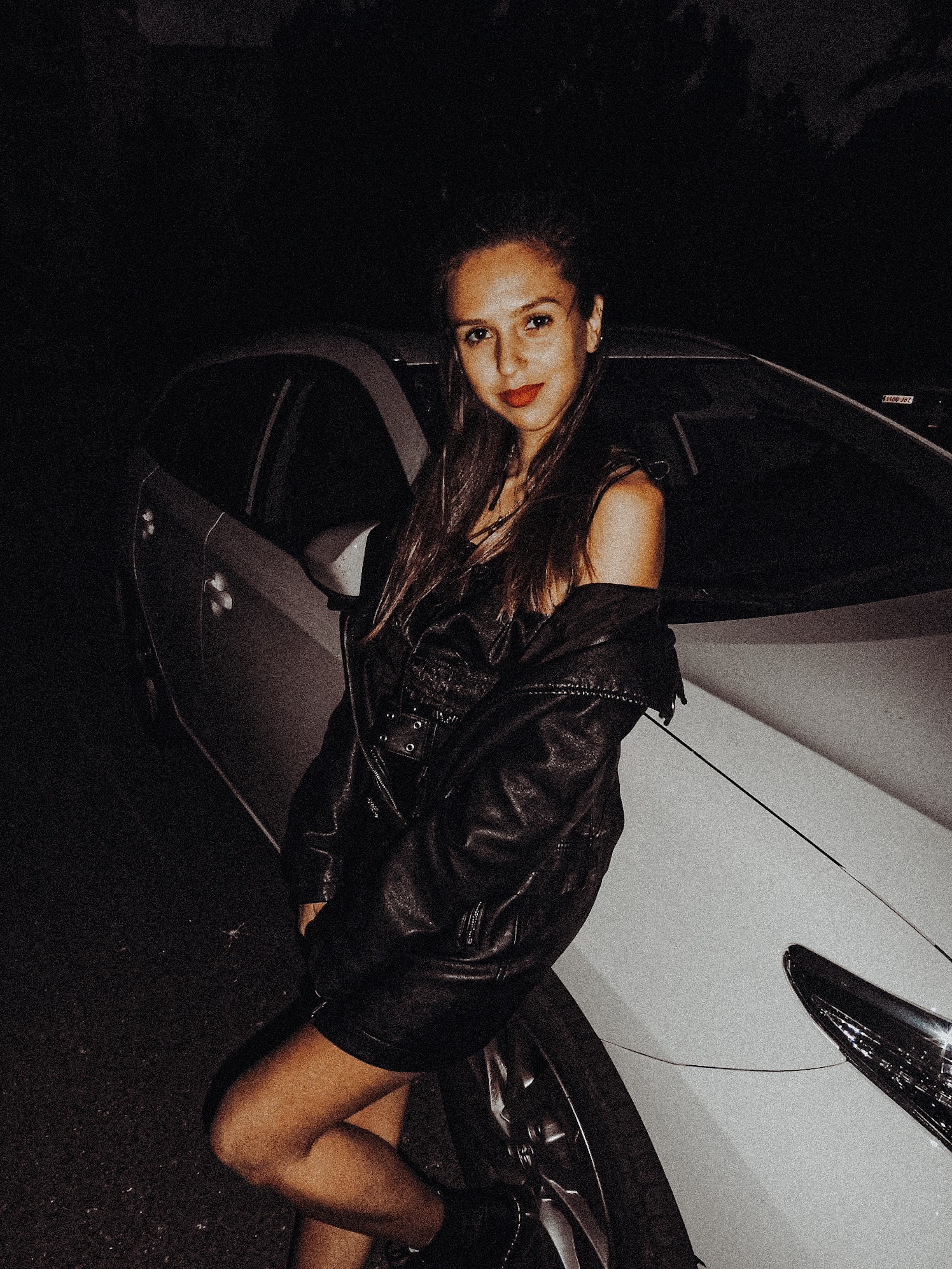 leather look 80s trend vintage fosse park toyata