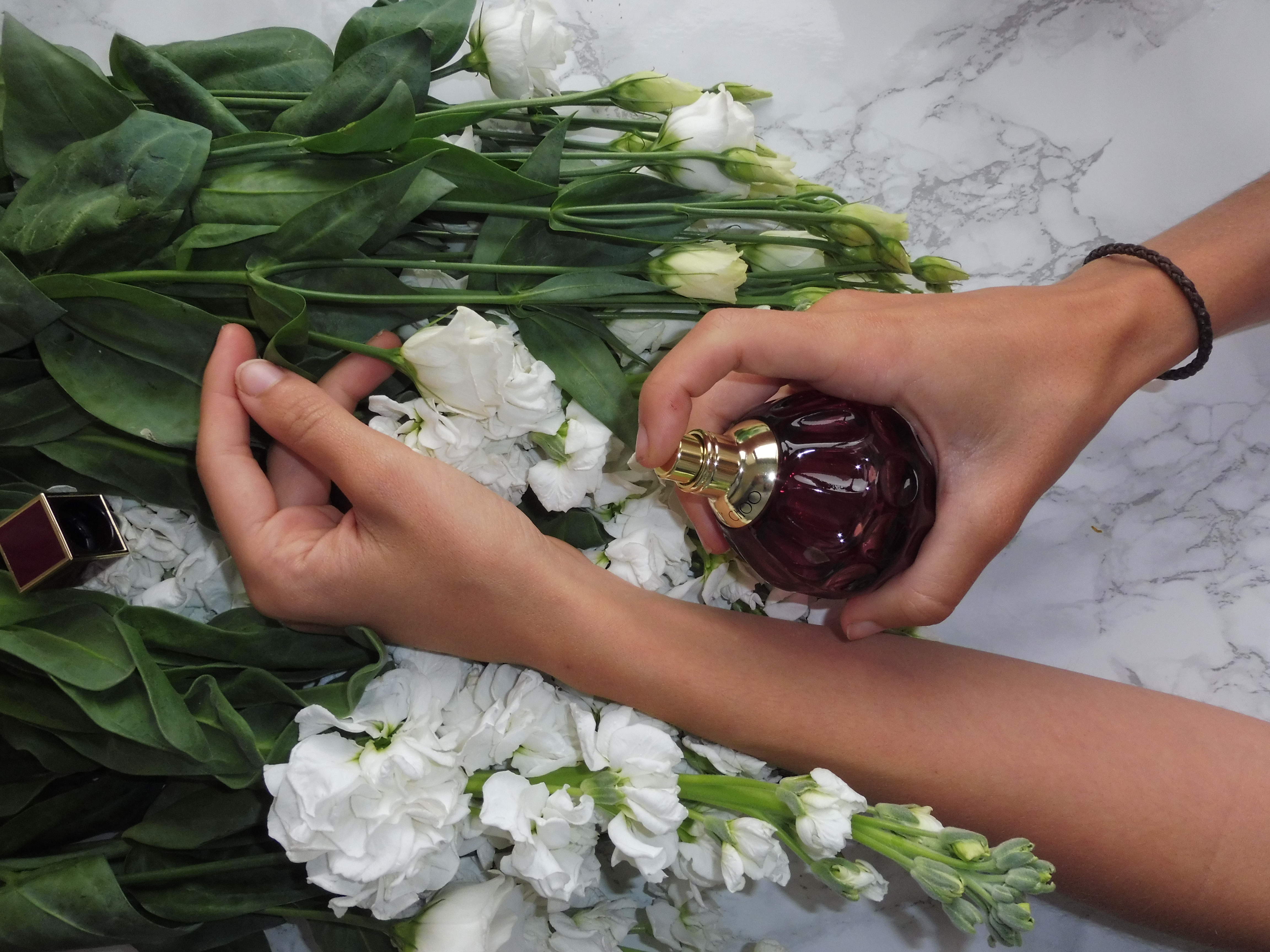 jimmy choo fever pefume and flowers