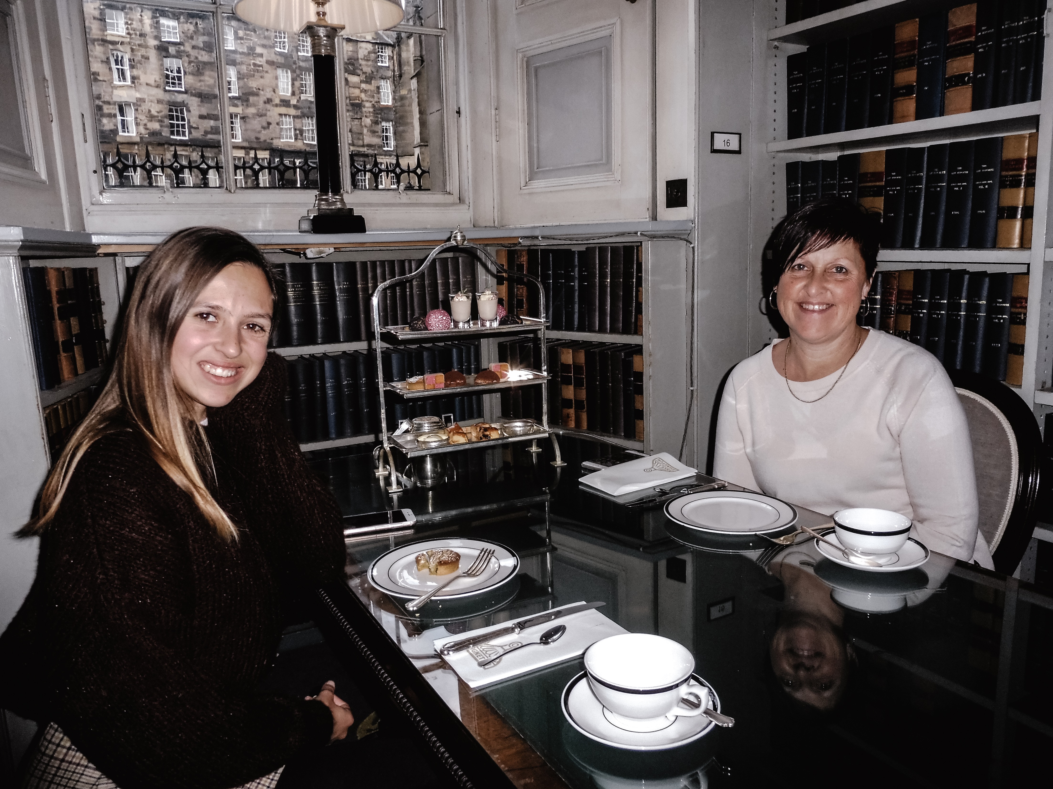 afternoon tea at the colonnades signet library edinburgh