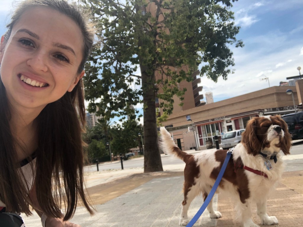 On a walk in Benidorm lockdown 