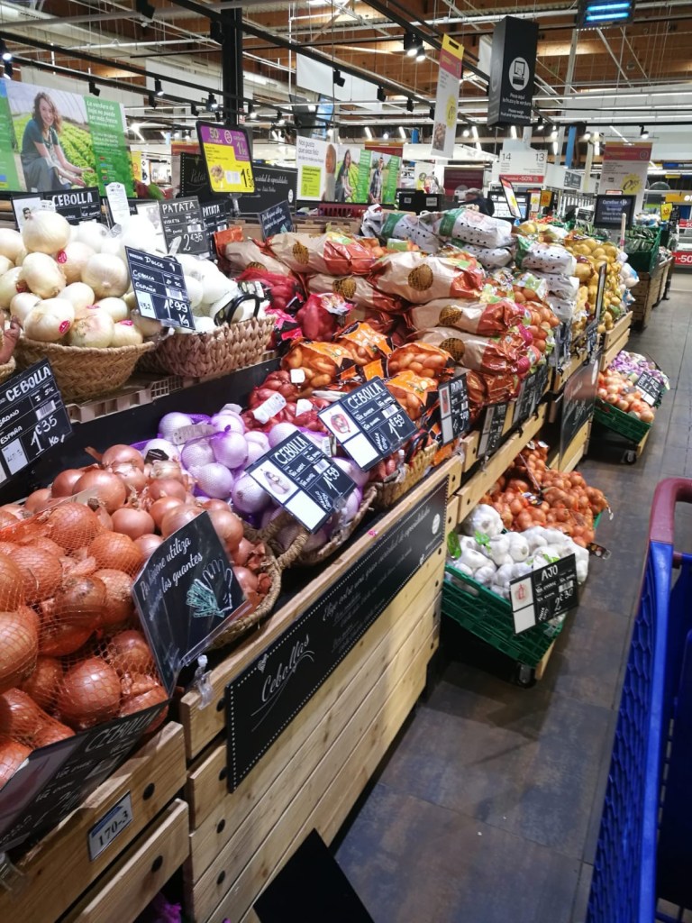 Carrefour Benidorm fully stocked 