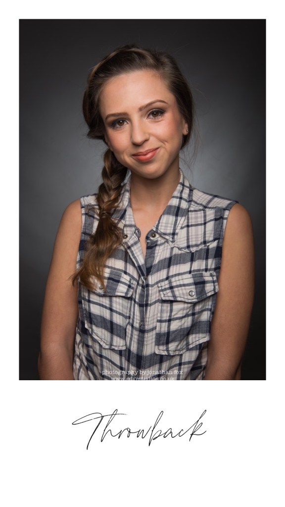 Throwback photo of Lauren modelling 