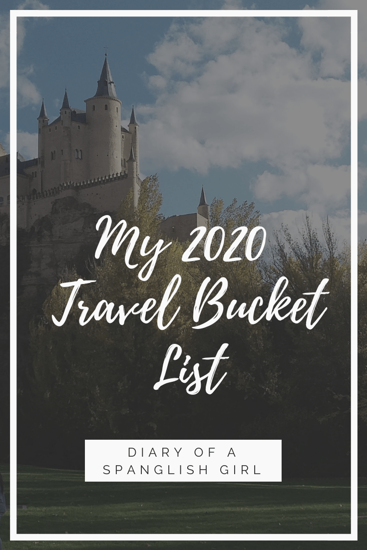 My 2020 Travel Bucket List