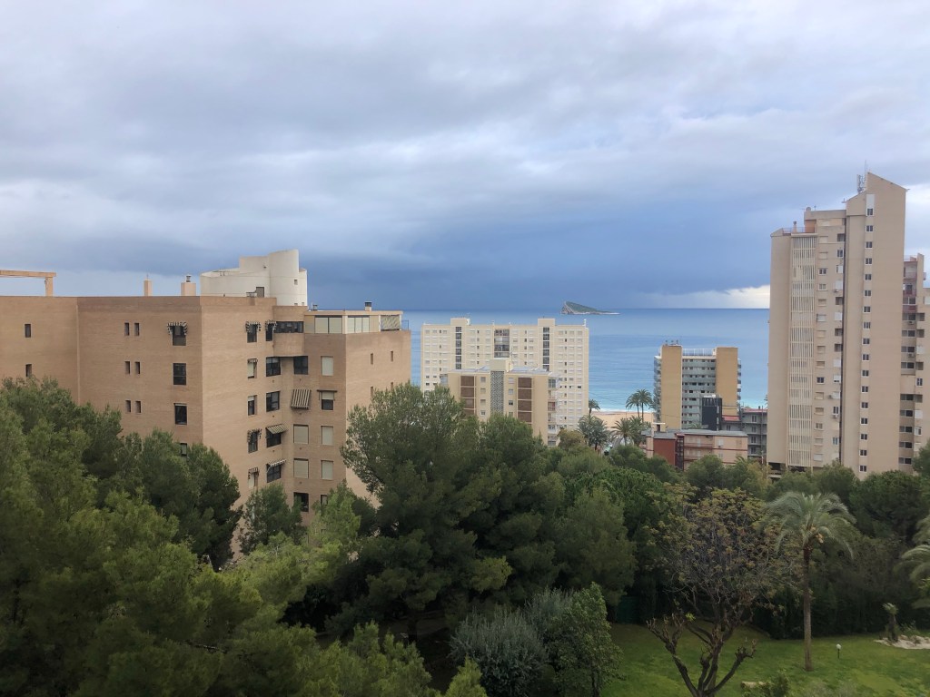 View of the beach Benidorm