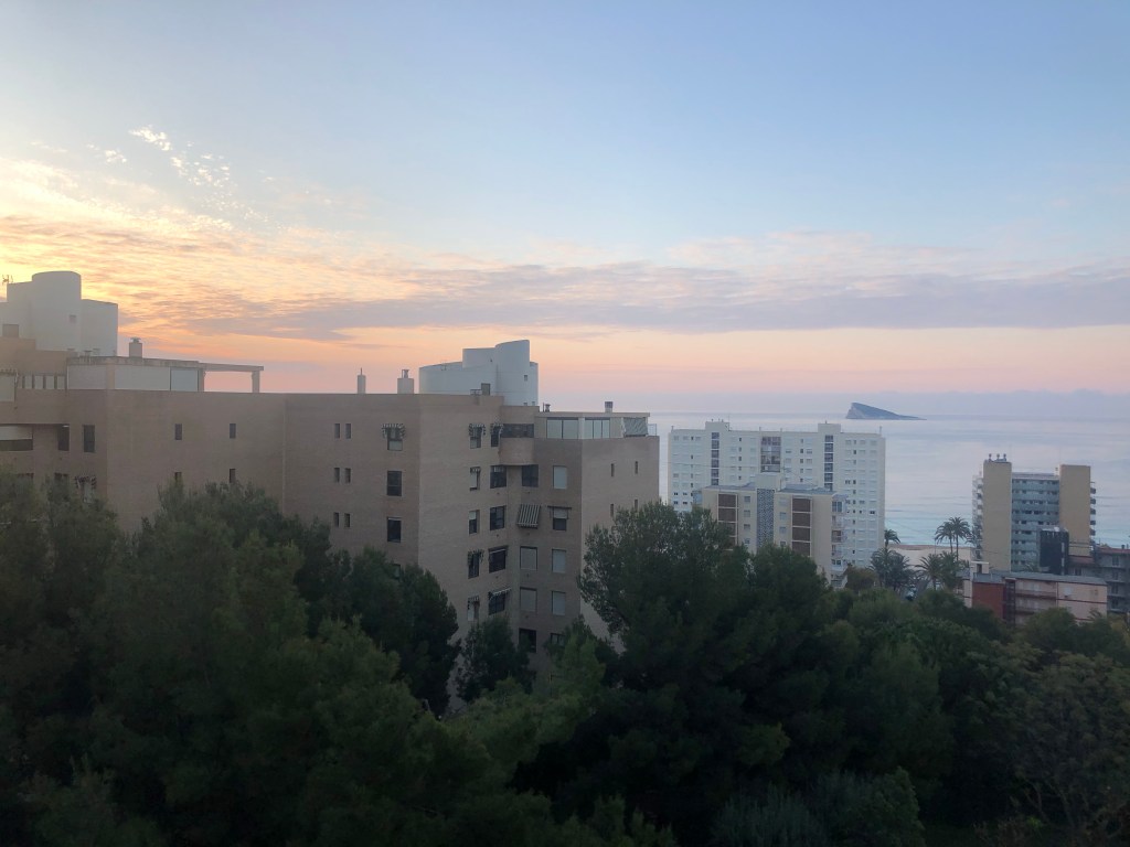 Sunrise Benidorm lockdown day 22