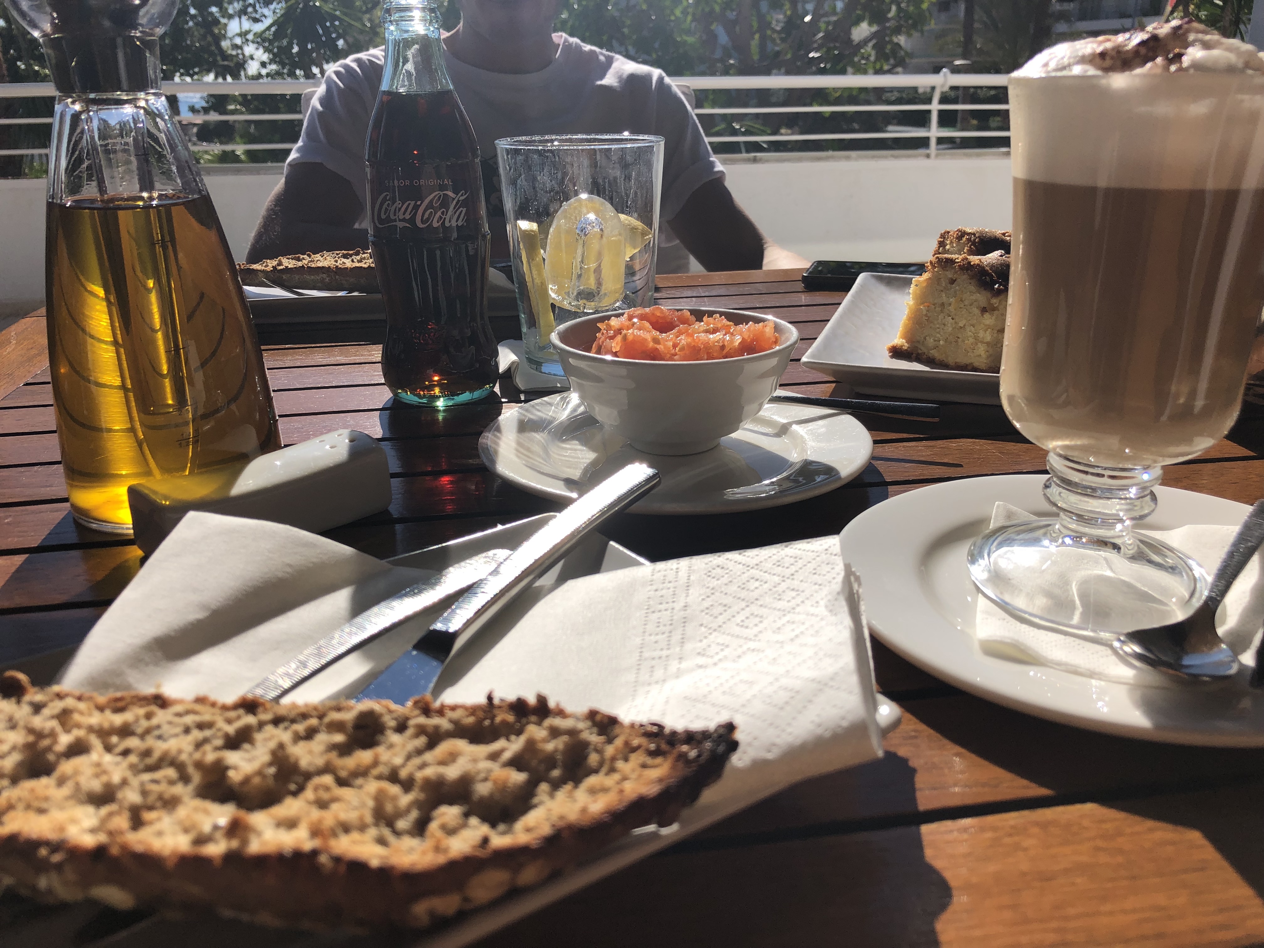 pan tomate capuccino from la falua benidorm