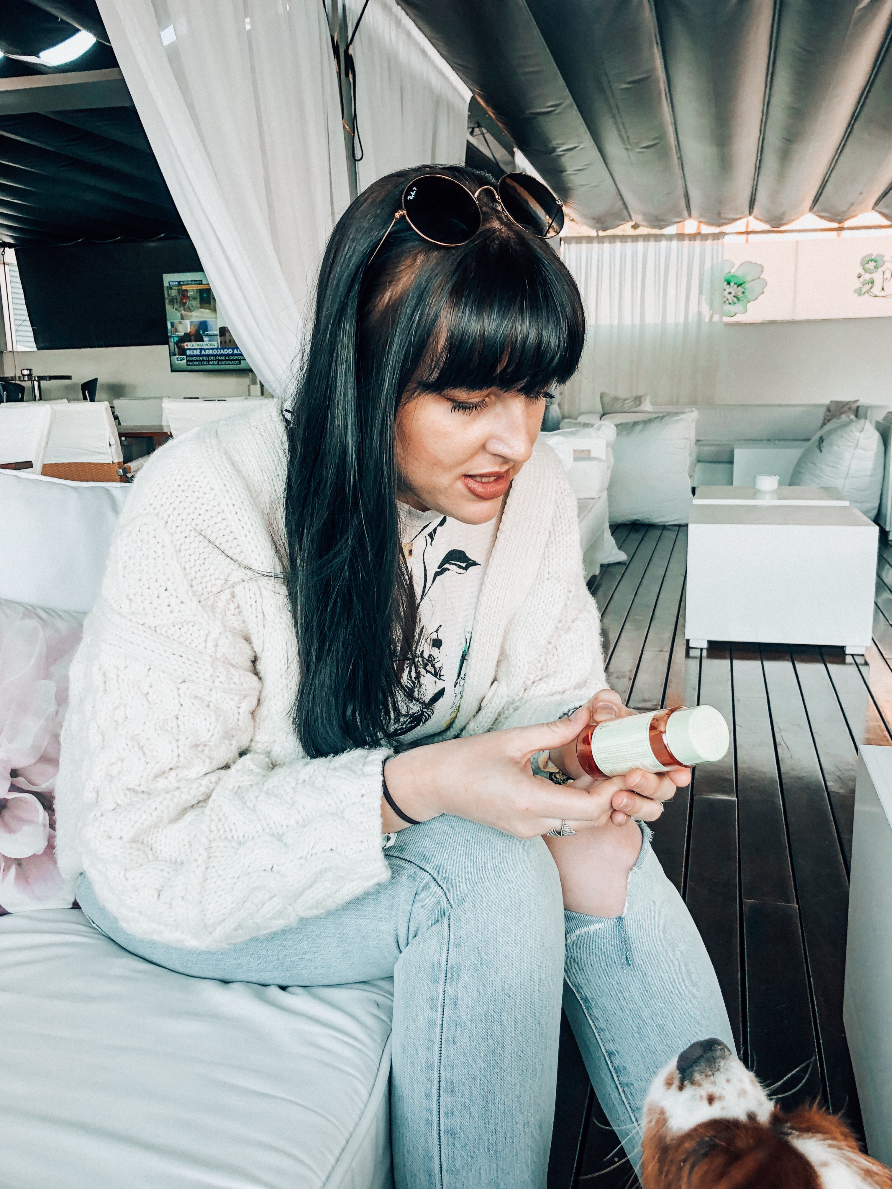 Mel opening Pixi beauty at la Falua 