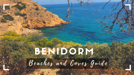 cove with the caption Benidorm beaches and coves guide