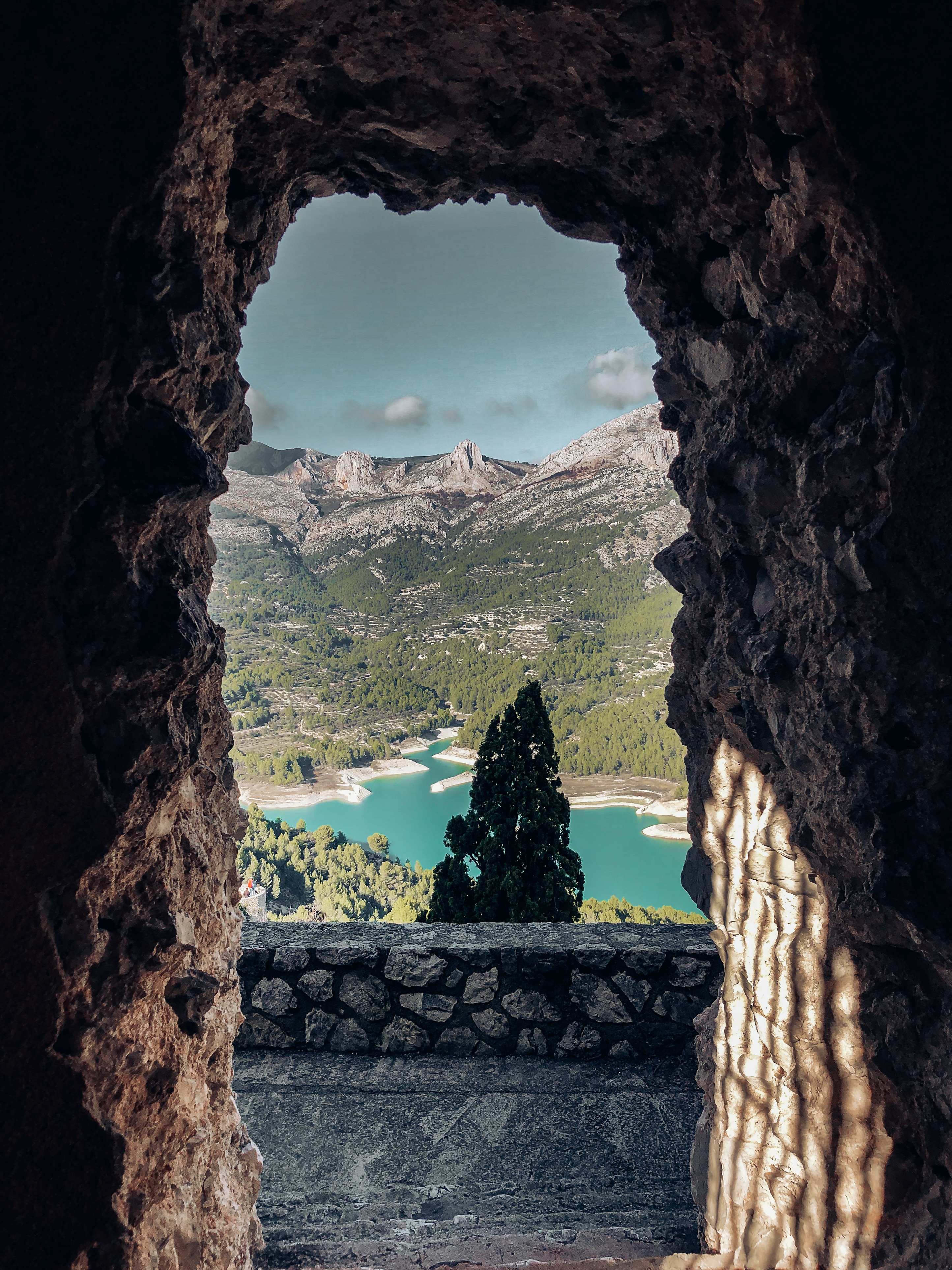 guadalest mountain and lake beautiful location near to benidorm mountains and lakes