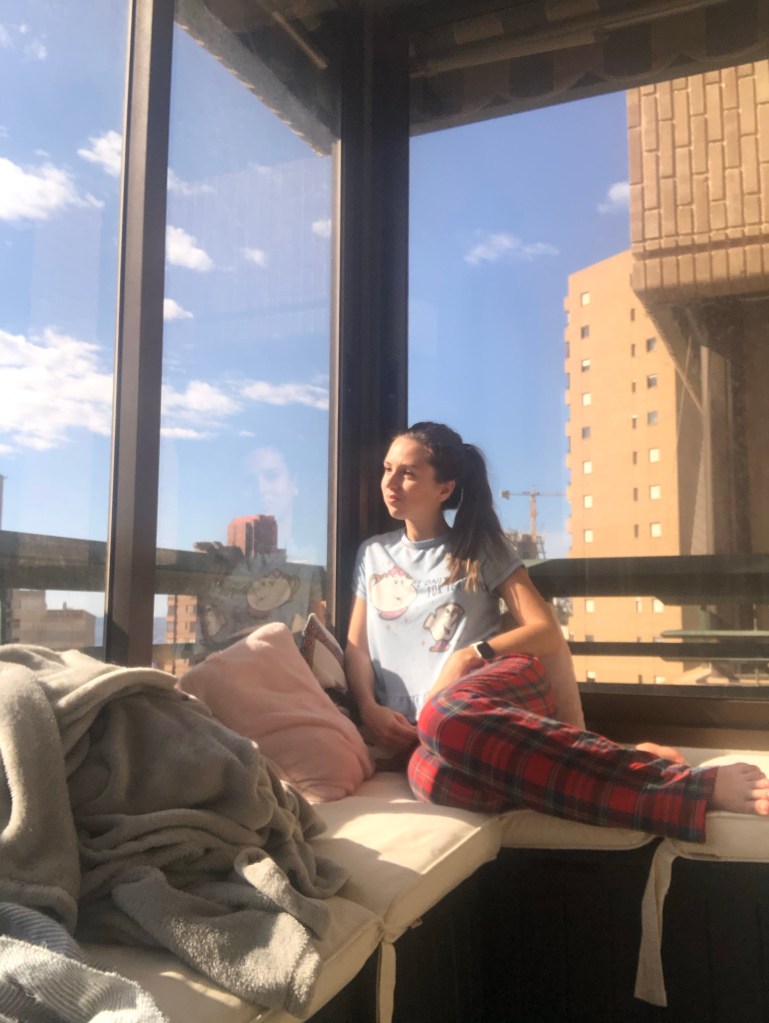 Watching the sun rise Benidorm 