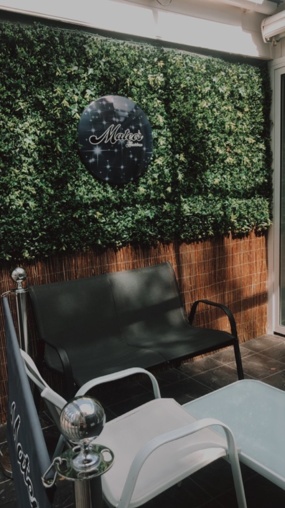 Mateo’s Benidorm outdoor area 