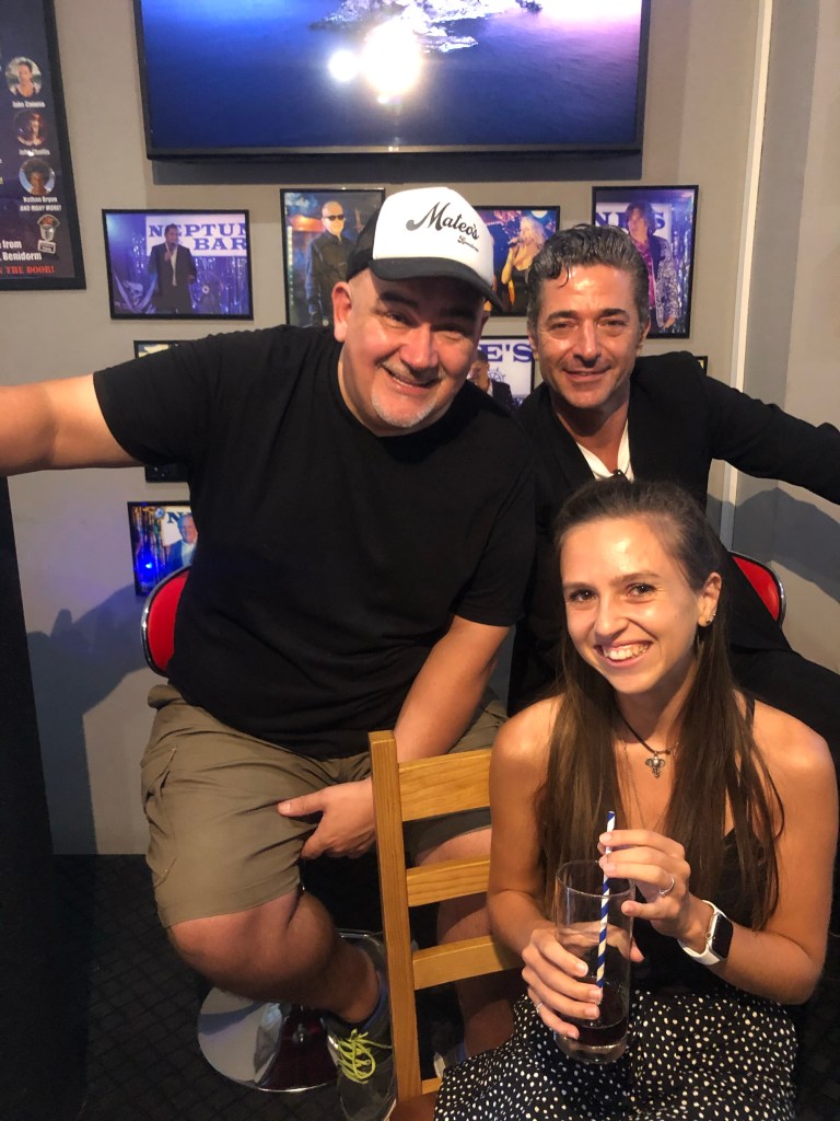 Photo of Lauren Derren and Jake at an audience with Derren Litten 