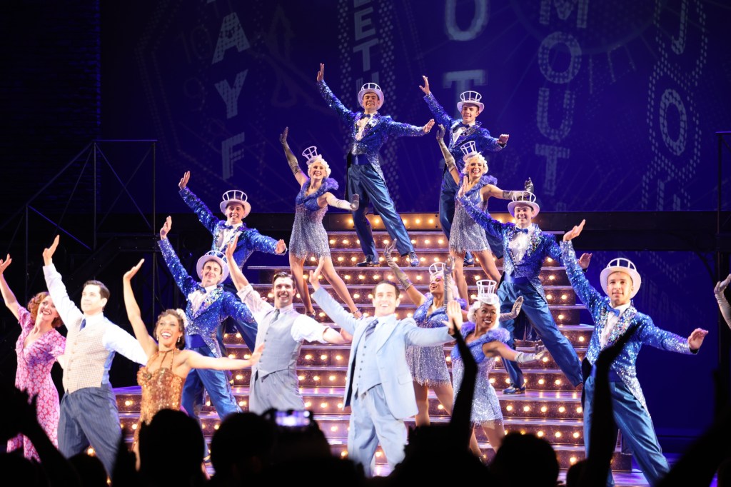 42nd street full cast finale at curve theatre press night photo by Alex Joy 