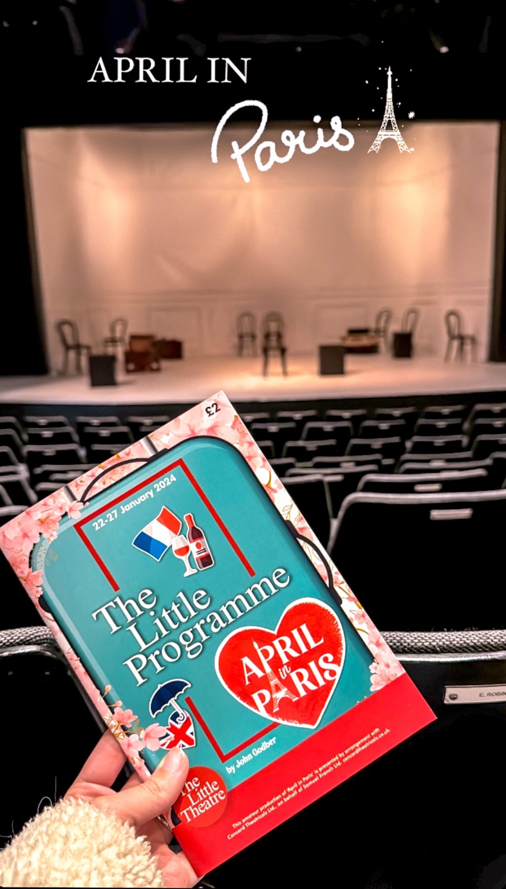 April in Paris Review. Little Theatre, Leicester&nbsp;(2024)